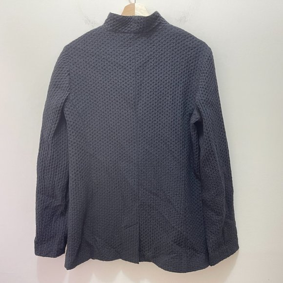 Eileen Fisher Tencel & Organic Cotton Honeycomb Shaped Jacket sz S - Picture 15 of 16